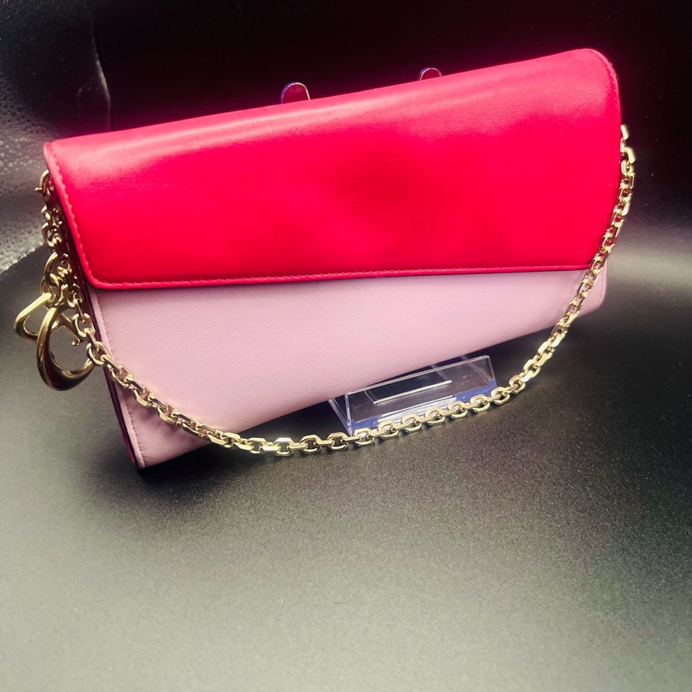 Christian Dior Lady Dior WOC ๐FUSHIA ๐& Mauve combo. W/ COA & Dust Bag - Picture 14 of 16